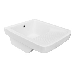 [DFLEX-185-V166] Pilozzo in ceramica con strizzatoio - L. 50 x P. 64 cm