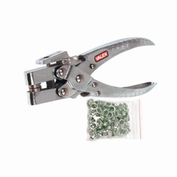 [19901272] Pinza fustellatrice foratrice per occhielli regolabile con 1000 occhielli.