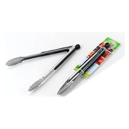 [2006834] Pinza professionale da cucina in acciaio INOX di alta qualità, lunga 35 cm.