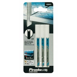 [029642] Piranha X22013 3 Lame Metallo Fresate T/Fine