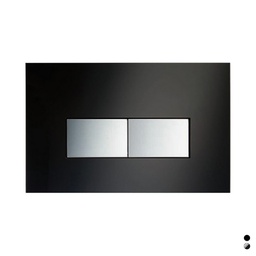 [DFLEX-132-8451LA-NO] Placca per cassetta incasso nera opaco