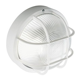 [SOV48/02] Plaf.C-Gabbia In Resina  linea echo tonda  bianco