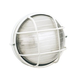 [SOV783/02] Plaf.Gran.Gabbia  linea industriale tonda  bianco