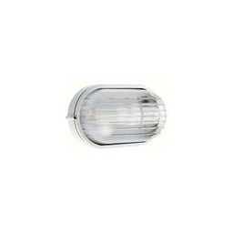 [SOV701/02] Plaf.Grande E27 linea industriale ovale bianco