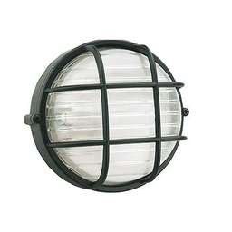[SOV782/06] Plaf.Picc.Gabbia  linea industriale tonda  nero