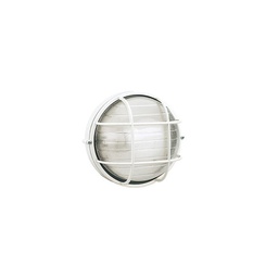 [SOV782/02] Plaf.Picc.Gabbia linea industriale tonda bianco