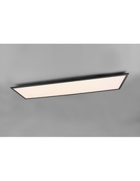 [TRIOR62321232] Plafoniera Applique Rettangolare Moderna Led Dimmer 34w Alpha Nero Trio Lighting