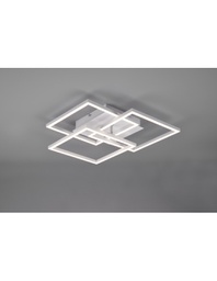 [TRIOR62883131] Plafoniera Bianca 3 Quadrati Orientabili Led Dimmer Mobile Trio Lighting