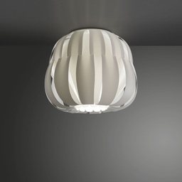[QN/P/29/W] Plafoniera Bianco Cm. 29 x 23h