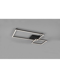 [TRIOR62642132] Plafoniera Da Soffitto Squadrata Orientabile Led Dimmer Padella Nero Trio Lighting