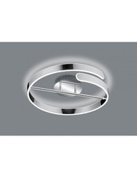 [TRIOR67071106] Plafoniera Design Cerchio Led Dimmer 4000k Parma Cromo Trio Lighting