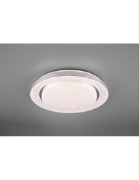 [TRIOR67041900] Plafoniera Disco Moderna Atria Led 22w Dimmer Effetto Stelle Bianco Trio Lighting
