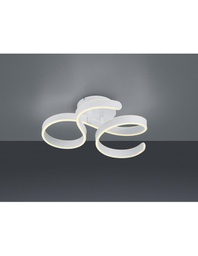 [TRIO671310131] Plafoniera Francis Vortici Bianco Led 40w Dimmerabile Trio Lighting