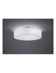 [TRIO603900301] Plafoniera Hotel 3xE27 Paralume Bianco Ø50 cm Trio Lighting