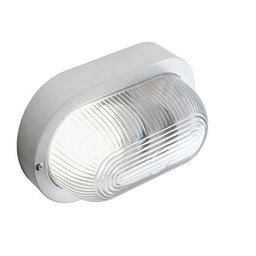 [SOV45/02] Plafoniera In Resina  linea echo ovale  bianco