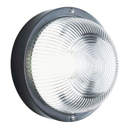 [SOV47/06] Plafoniera In Resina  linea echo tonda  nero