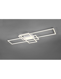 [20009124] Plafoniera Irvine 3 Rettangoli Led 60w Bianco L105 cm Dimmerabile Trio Lighting