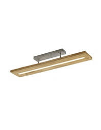 [TRIO623710130] Plafoniera Led Brad Rettangolare Legno Naturale Trio Lighting