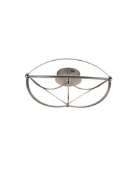 [TRIO621290107] Plafoniera Led Charivari Ellissi Nichel Ø62 cm Trio Lighting