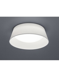[TRIOR62871201] Plafoniera Led Paralume Stoffa Bianca Ponts Ø34 cm Trio Lighting