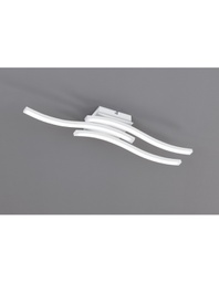 [TRIOR62473131] Plafoniera Moderna 3 Bacchette Ondulate Led 4000k Route Bianco Trio Lighting