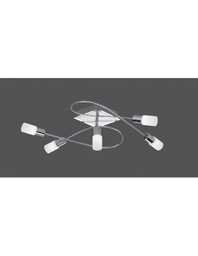[TRIO621410505] Plafoniera Moderna Clapton Cromo 5 Led Trio Lighting