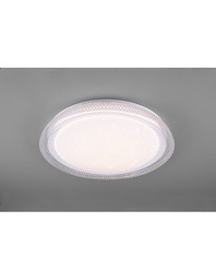 [TRIOR62371200] Plafoniera Moderna Led 24W Dimmerabile Heracles Bianco Ø50 cm Trio Lighting