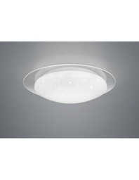 [TRIOR62064800] Plafoniera Moderna Led Dimmerabile Effetto Stelle Glitterate Frodo Bianco Ø48 cm Trio Lighting