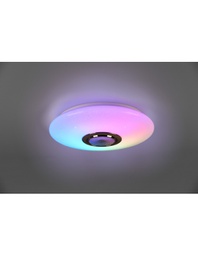 [TRIOR69031101] Plafoniera Moderna Led RGBW Bluetooth Musica Bianco Trio Lighting