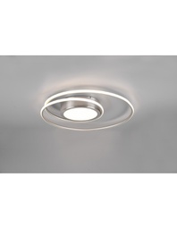 [TRIO672310207] Plafoniera Moderna Soffitto Circolare Yava Nichel Led Dimmer Trio Lighting