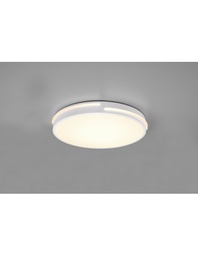 [TRIOR62241131] Plafoniera Moderna Tacoma Bianca Led Dimmer 24w Ø40 cm Trio Lighting