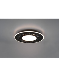 [TRIO626910332] Plafoniera Moderna Verus Nero Led Dimmer 44w Trio Lighting