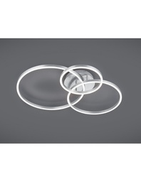 [TRIO670810607] Plafoniera Moderna Winona Nichel Led Dimmer Rgbw Trio Lighting