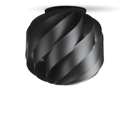 [GL/P/25/NE] Plafoniera Nero Cm. 25 x 24h