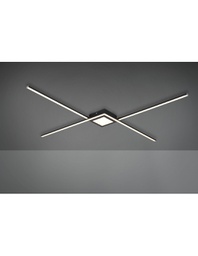 [TRIO674410342] Plafoniera Oxford Bacchette X Led Antracite Trio Lighting