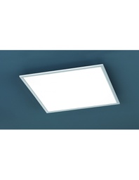 [TRIO674016207] Plafoniera Pannello Quadrato Led Dimmer Nichel Phoenix 62x62 cm Trio Lighting