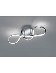 [2002676] Plafoniera Perugia Design Fiocco Cromo Led Dimmer 4000k Trio Lighting