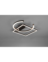[2002683] Plafoniera Pivot Nero Led Dimmer 4000k Orientabile Trio Lighting