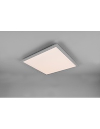 [TRIOR62864587] Plafoniera Quadrata Gamma Alluminio Led Multifunzione 45x45 cm  Trio Lighting