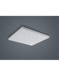 [TRIO676617531] Plafoniera Quadrata Titus Dimmerabile Bianco 75x75 cm Trio Lighting