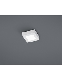 [TRIO657110601] Plafoniera Quadrata Zeus Led Dimmerabile Bianco 12x12 cm Trio Lighting