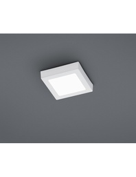 [TRIO657111201] Plafoniera Quadrata Zeus Led Dimmerabile Bianco 18x18 cm Trio Lighting