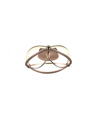 [TRIO621210108] Plafoniera Soffitto Led Charivari Fiocco Ottone Ø41 cm Trio Lighting