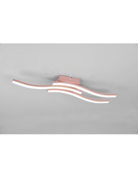[2002699] Plafoniera Soffitto Moderna 3 Bacchette Led 4000k Route Oro Rosa Trio Lighting