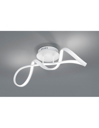 [TRIOR67091131] Plafoniera Soffitto Perugia Design Fiocco Bianco Led Dimmer 4000k Trio Lighting
