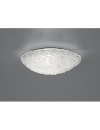 [TRIO607800100] Plafoniera Sweety 1xE27 Nichel E Acrilico Ø30 cm Trio Lighting