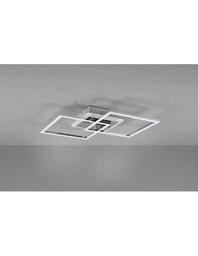 [TRIOR62793406] Plafoniera Venida Cromo Quadrati Led 25w 4000k Dimmer Trio Lighting