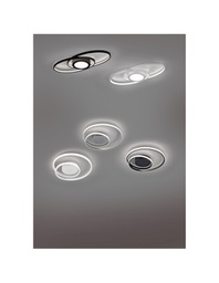 [TRIOR62911131] Plafoniera Zibal Bianco Spirale Led 22w Dimmerabile Ø39 cm Trio Lighting