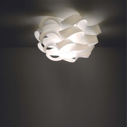 [CLO/P/75/W] Plafoniera due luci CLOUD Bianco diametro 75x h36 cm