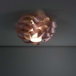 [CLO/P/75/PKM] Plafoniera due luci CLOUD Rosa diametro 75x h36 cm